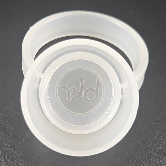 BKR 32oz GLASS WATER BOTTLE – LUXURY BPA-FREE W/ SMOOTH SILICONE SLEEVE (NAKED) - Picture 8 of 9